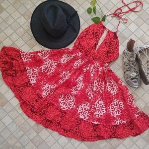 Free people flowy halter dress 💕host pick